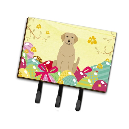 Carolines Treasures Easter Eggs Yellow Labrador Leash or Key Holder BB6055TH68